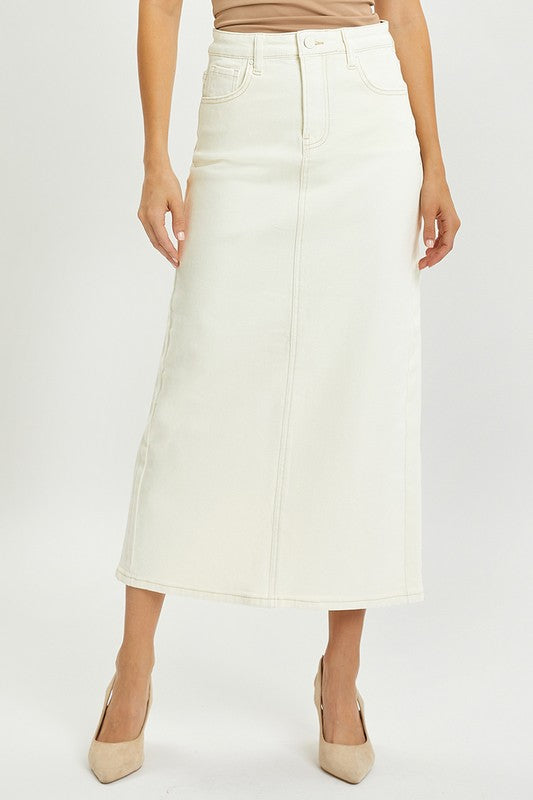 Tundra Denim Maxi Skirt