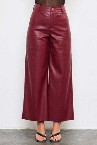 Merlot Cropped Pants